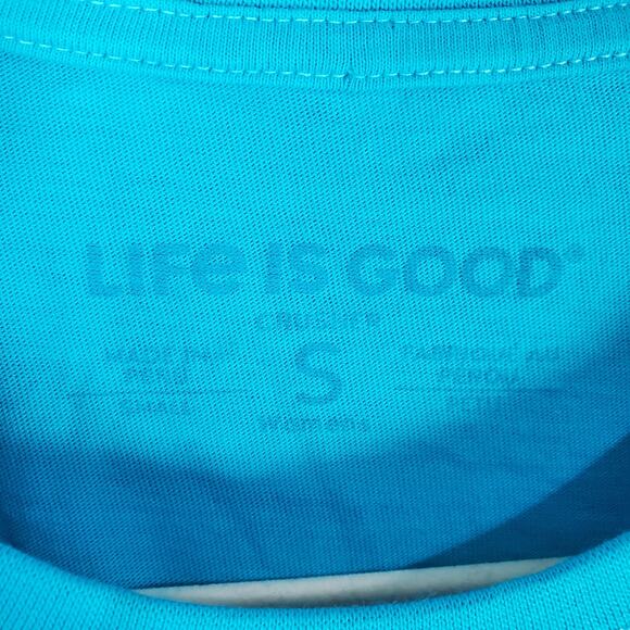 Life Is Good Womens Blue Kind Is The New Cool Crusher LS Tee SIze Small - Picture 3 of 6